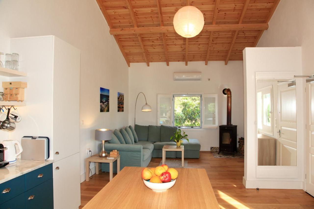 Blue Sky Cottage, Kanouli Beach Halikounas المظهر الخارجي الصورة