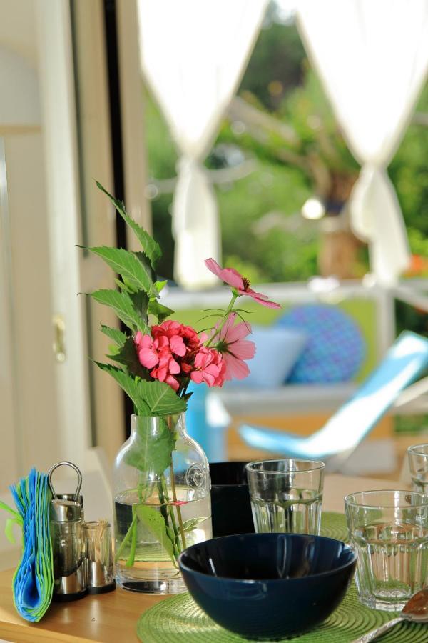 Blue Sky Cottage, Kanouli Beach Halikounas المظهر الخارجي الصورة