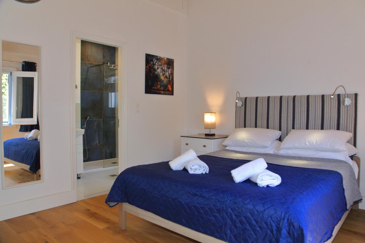 Blue Sky Cottage, Kanouli Beach Halikounas المظهر الخارجي الصورة